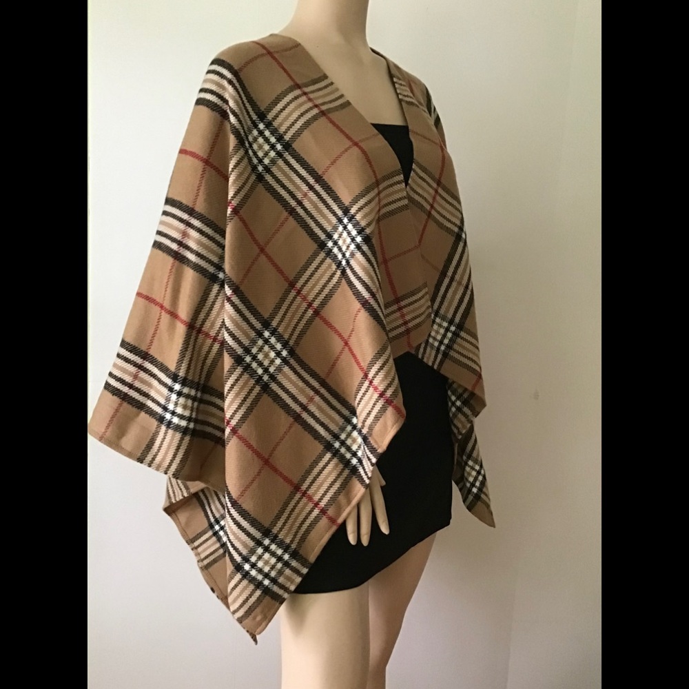 V.FRAAS  Check Cape /Poncho